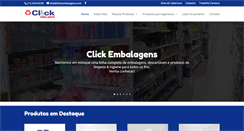 Desktop Screenshot of clickembalagens.com